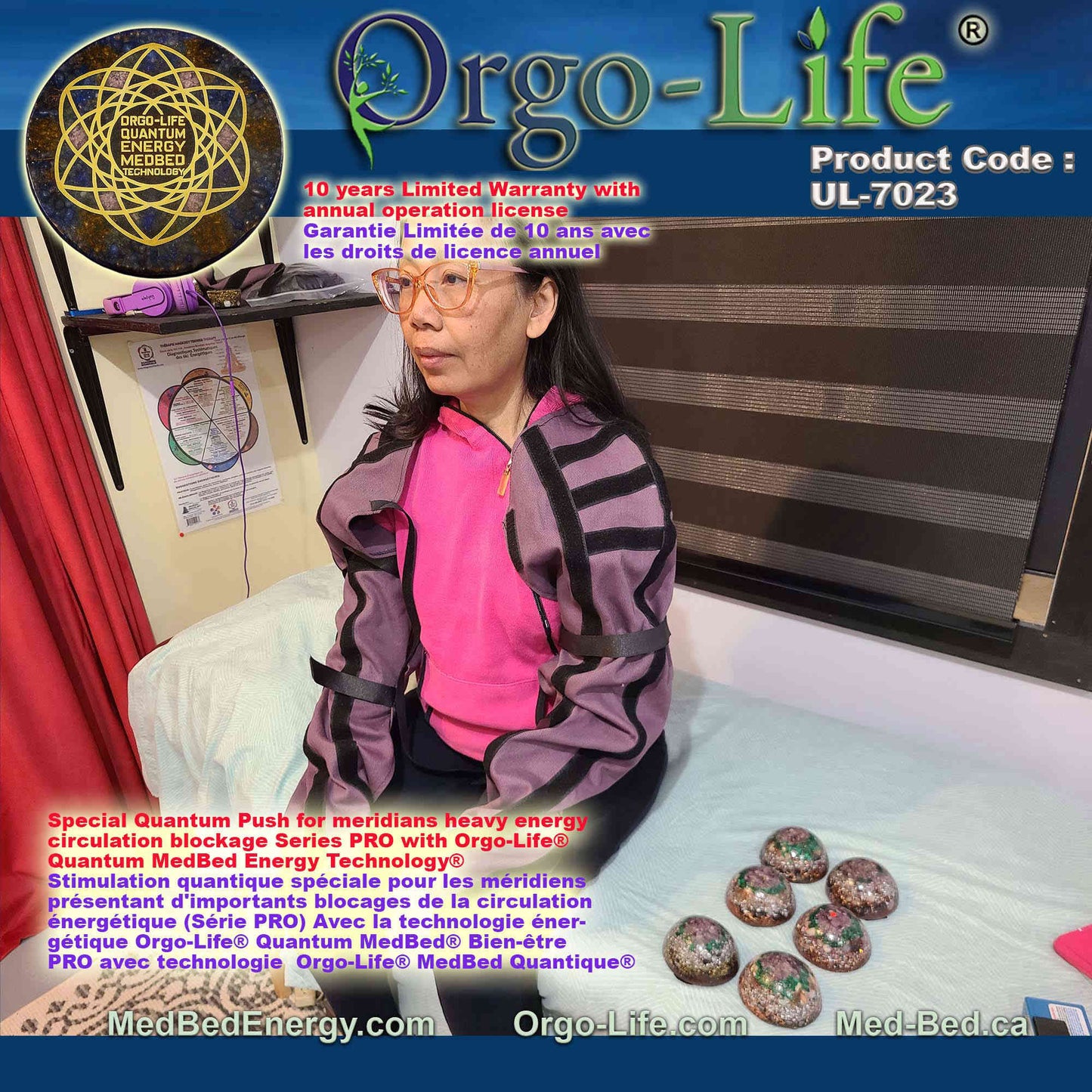 UL-7023  The meridians Modules – Orgo-Life® Quantum MedBed®