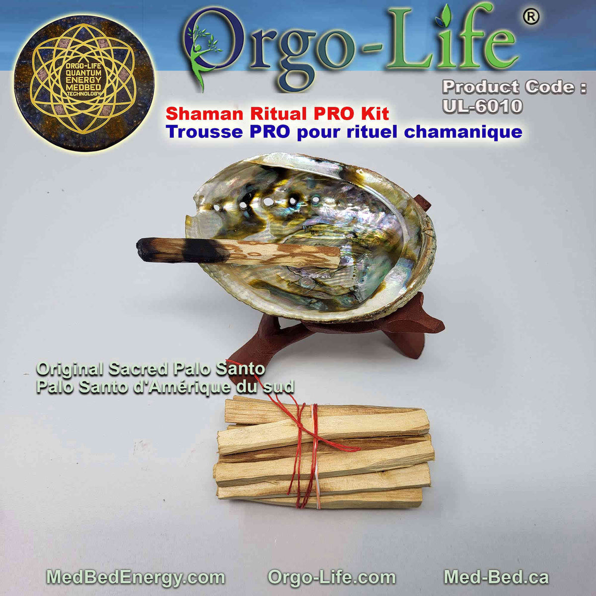 UL-6010 – Shaman Smudging Kit Orgo-Life®