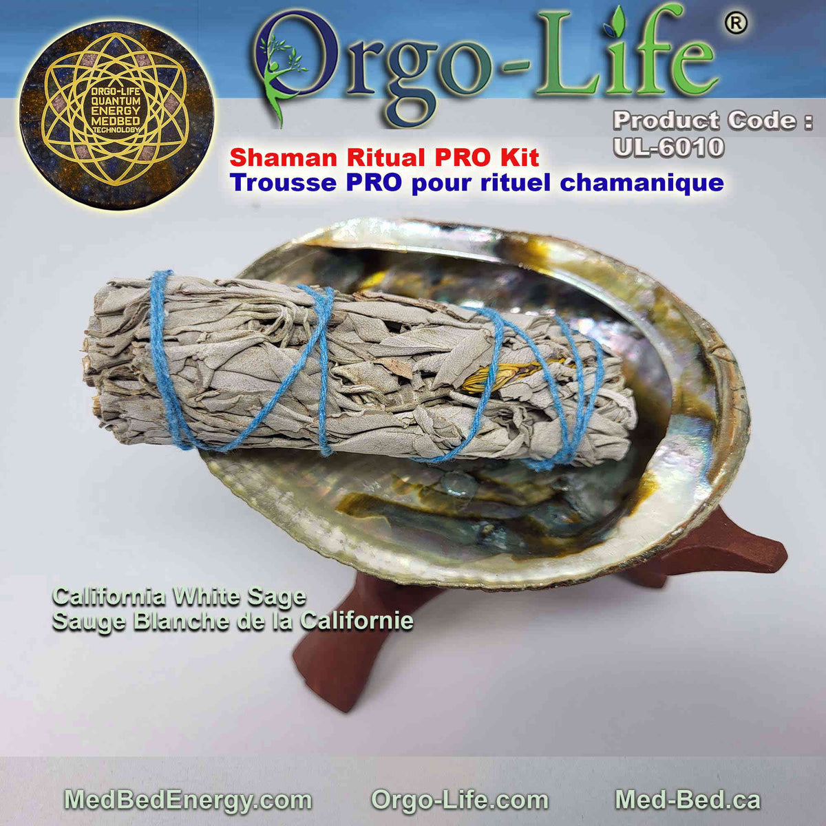 UL-6010 – Shaman Smudging Kit Orgo-Life®