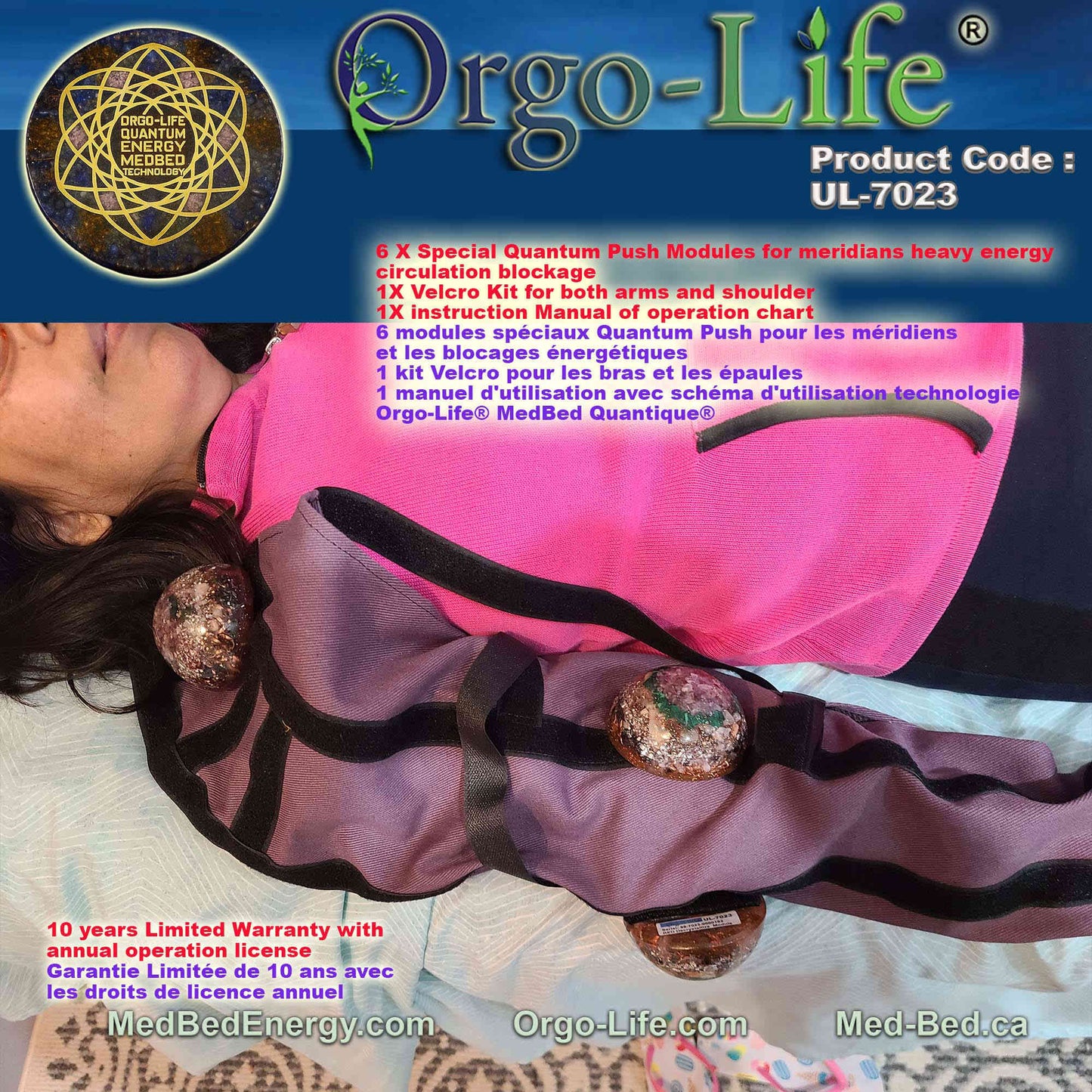 UL-7023  The meridians Modules – Orgo-Life® Quantum MedBed®