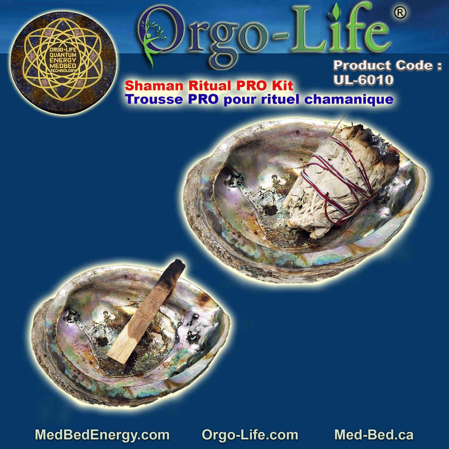 UL-6010 – Shaman Smudging Kit Orgo-Life®