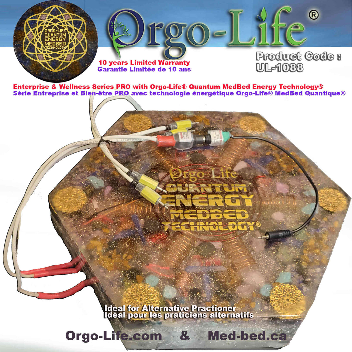 UL-1088 Orgo-Life® Hexagonal Energy Tablet – PRO Corporate Series