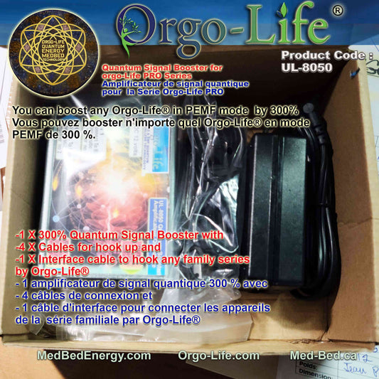 UL-8050 Orgo-Life®
Amplificateur Booster à Double Canal – Compatible avec les systèmes Orgo-Life®