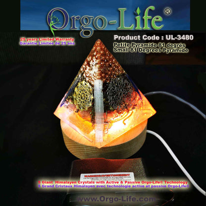 UL-3480 Orgo-Life® Pyramid Himalayan Crystals – Active & Passive Technology