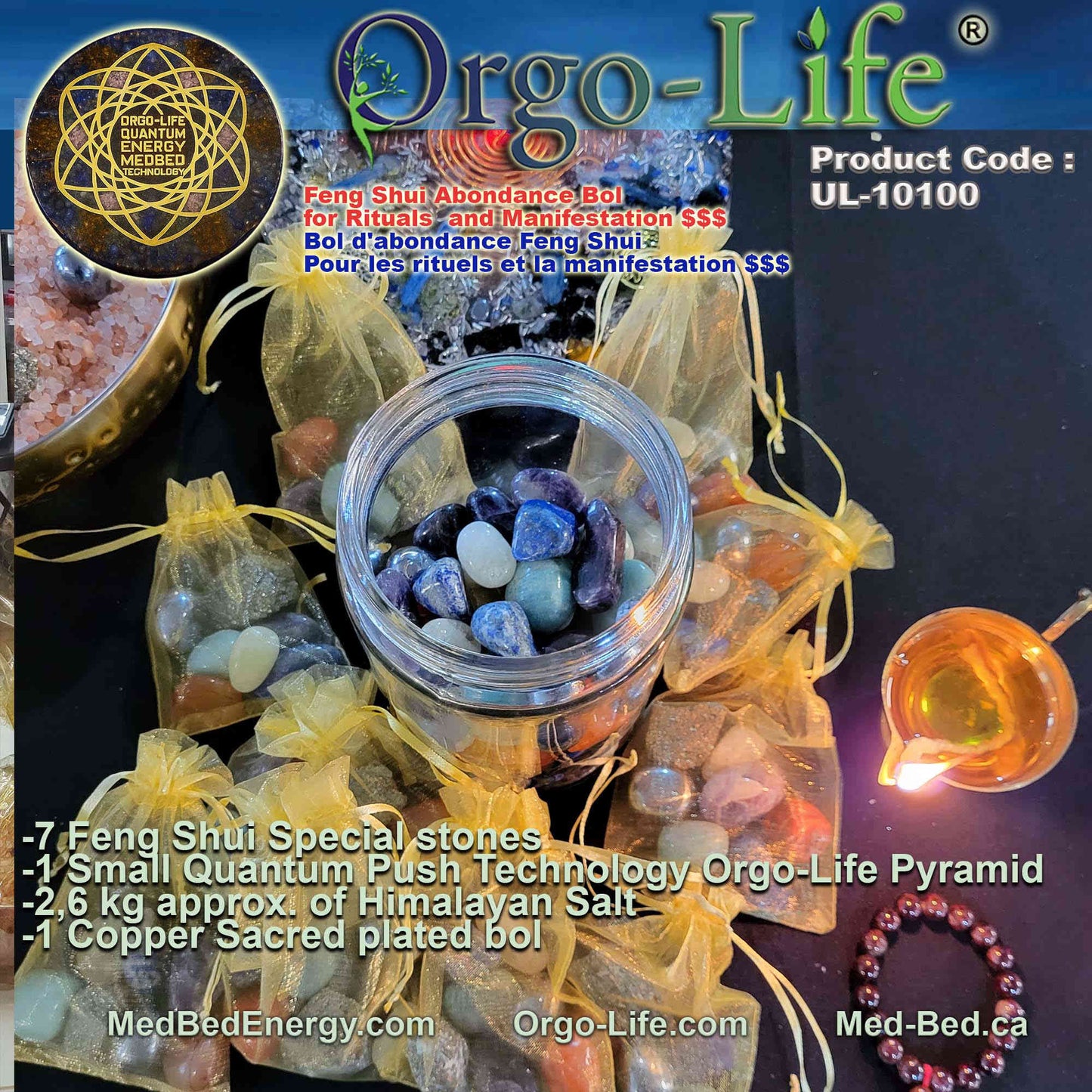 UL-10100 – Orgo-Life® Feng Shui Abundance Bowl