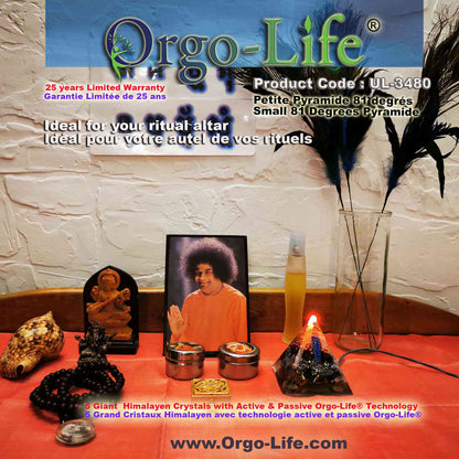 UL-3480 Orgo-Life® Pyramid Himalayan Crystals – Active & Passive Technology