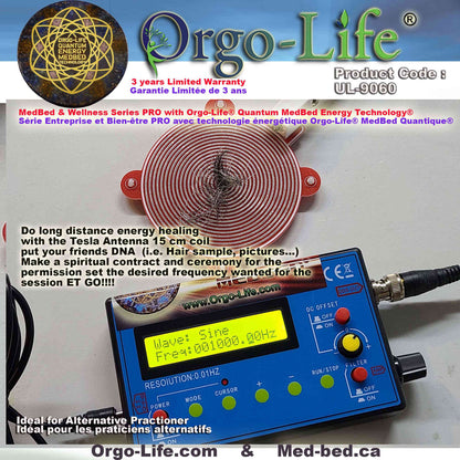 UL-9060 Orgo-Life® Générateur de fréquences RIFE + Télécommande Quantique Scalaire – Série Bien-être