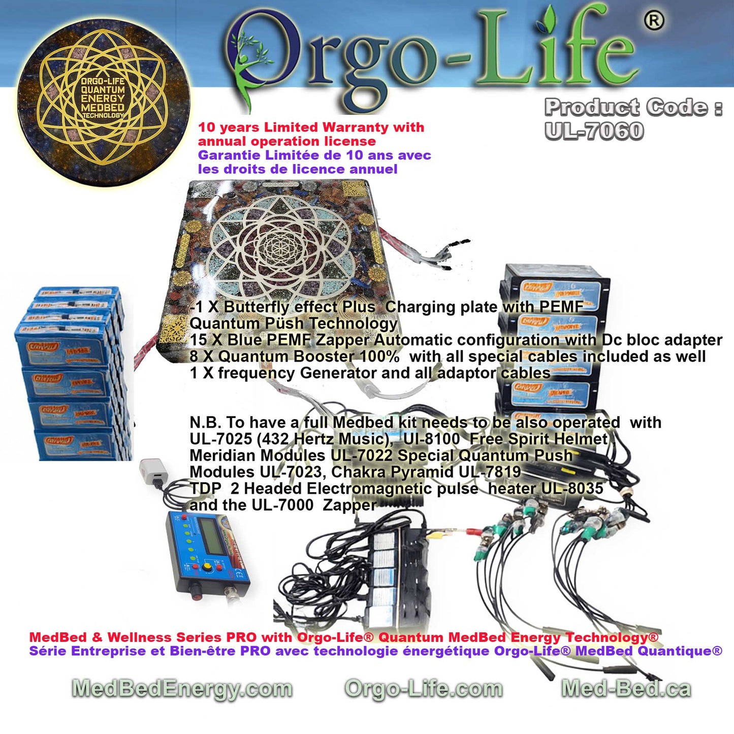 UL-7060 Orgo-Life® Quantum Energy MedBed Technology® – Butterfly Effect Plus