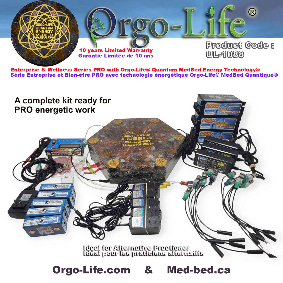 UL-1088 Orgo-Life® Hexagonal Energy Tablet – PRO Corporate Series