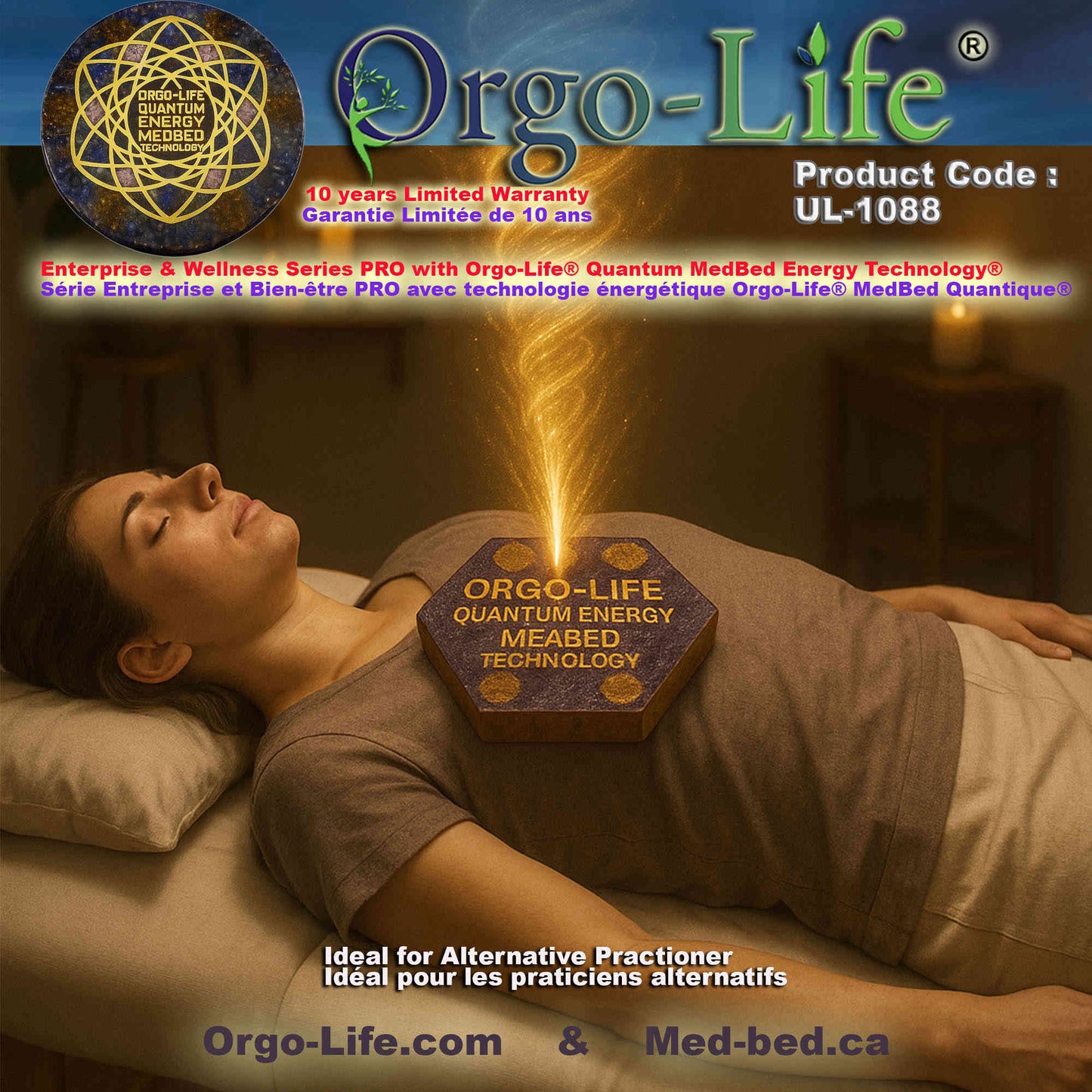 UL-1088 Orgo-Life® Hexagonal Energy Tablet – PRO Corporate Series