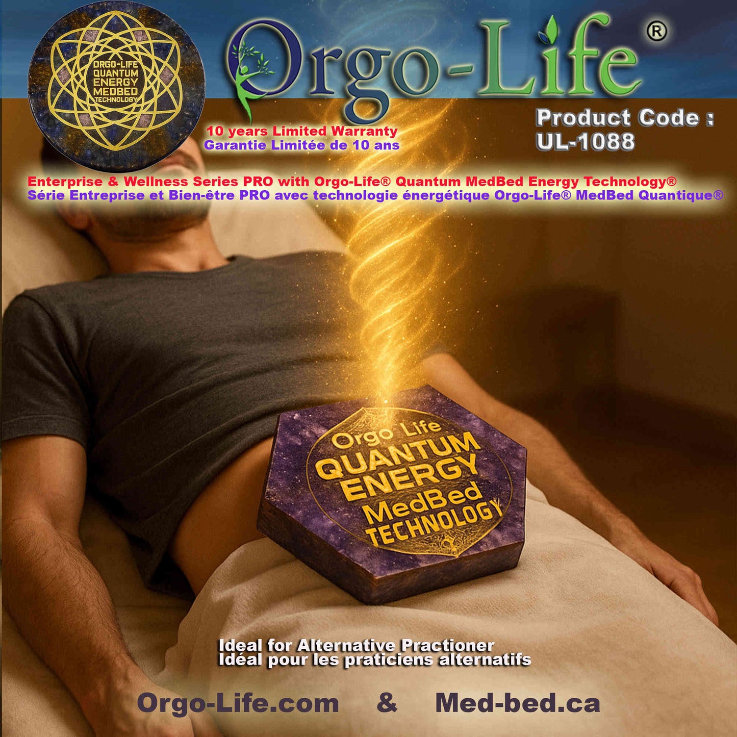 UL-1088 Orgo-Life® Hexagonal Energy Tablet – PRO Corporate Series