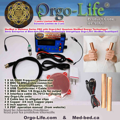UL-9060 Orgo-Life® Générateur de fréquences RIFE + Télécommande Quantique Scalaire – Série Bien-être