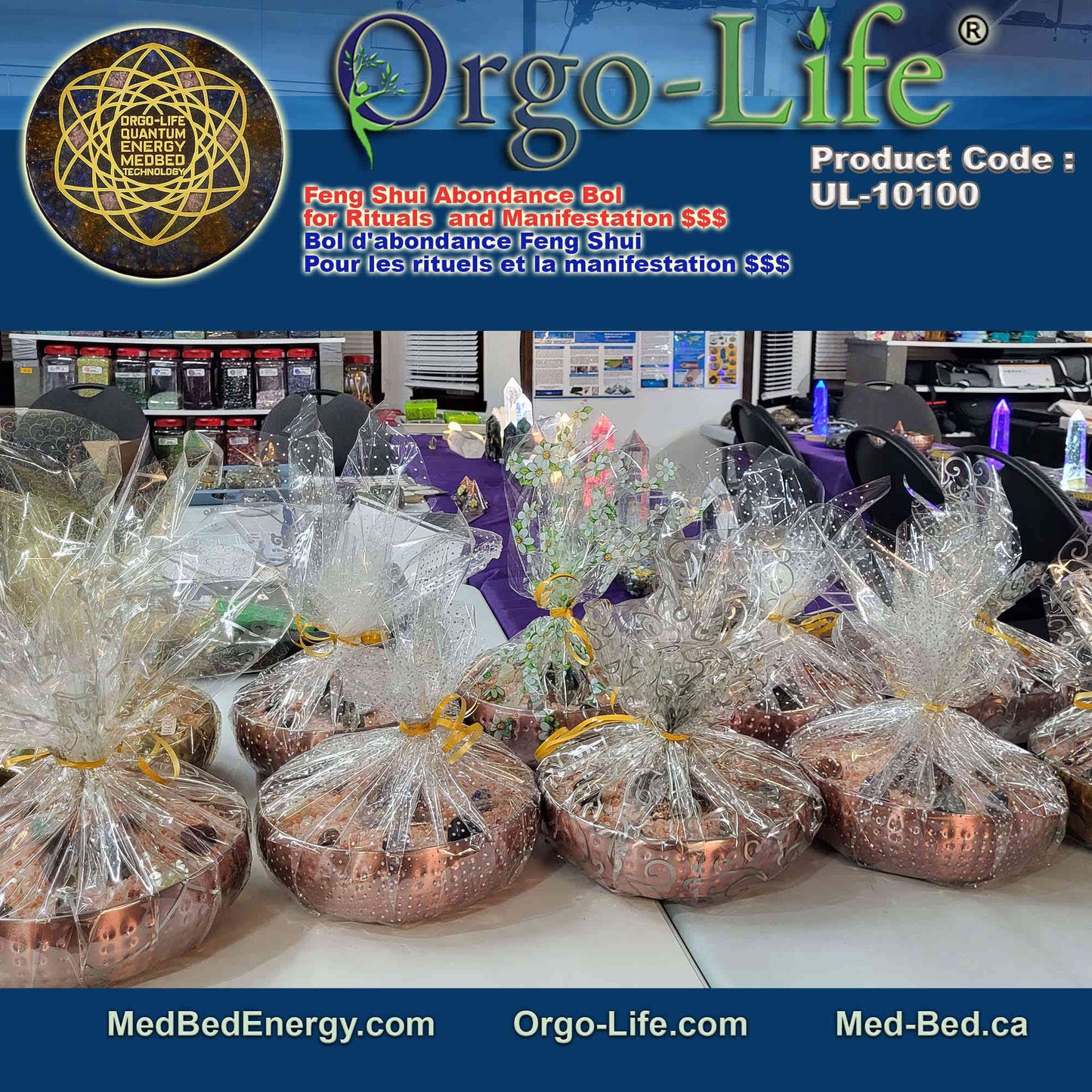 UL-10100 – Orgo-Life® Feng Shui Abundance Bowl