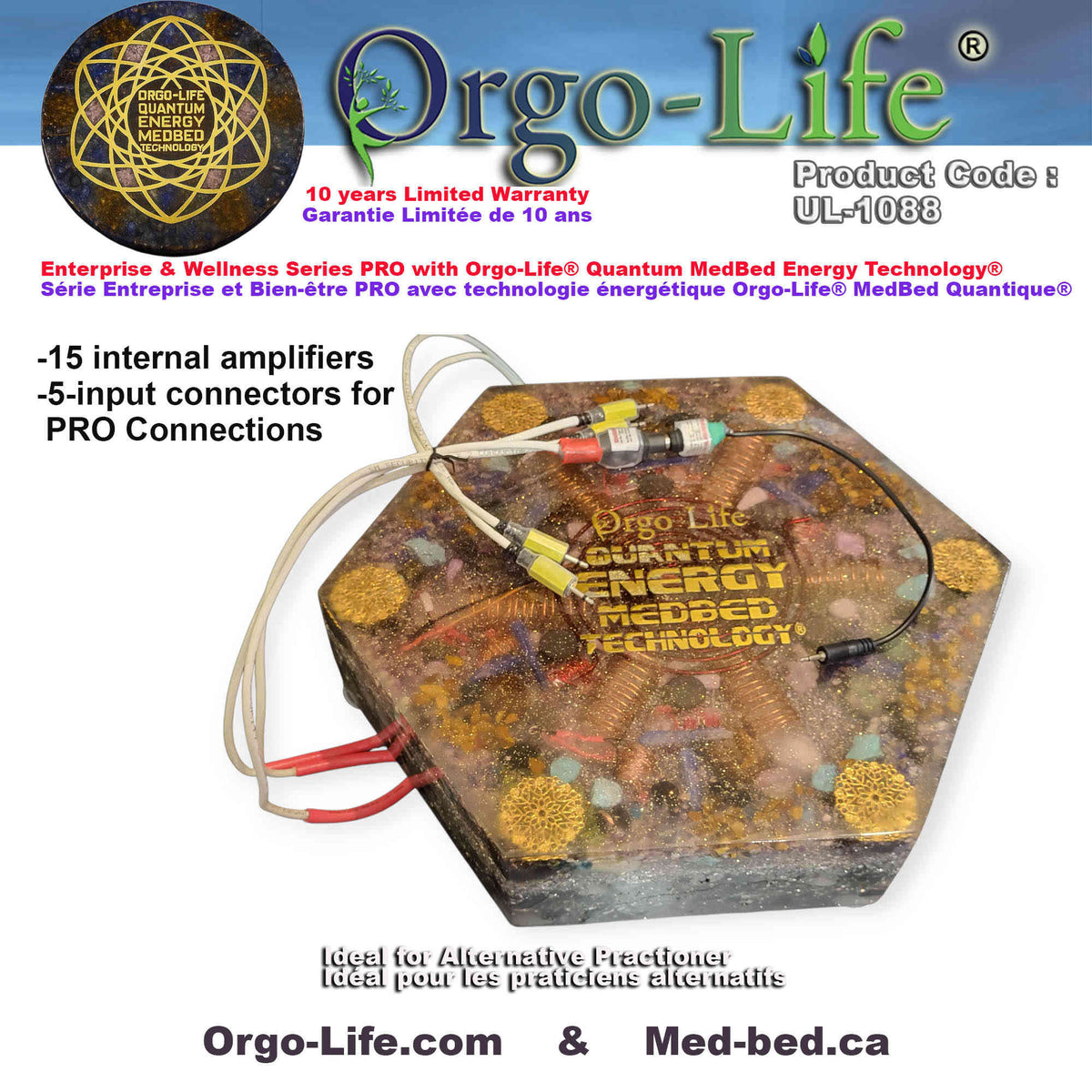 UL-1088 Orgo-Life® Hexagonal Energy Tablet – PRO Corporate Series