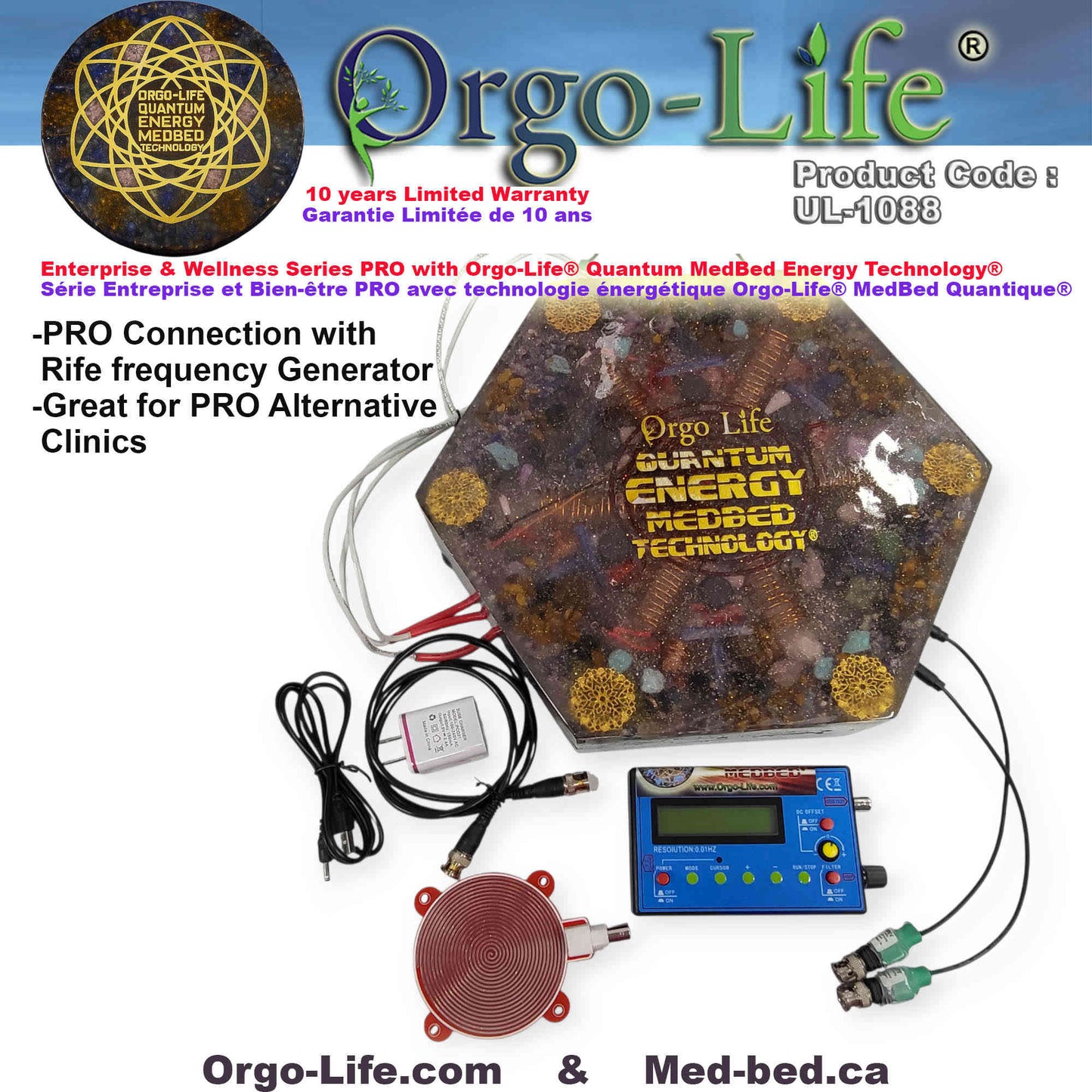 UL-1088 Orgo-Life® Hexagonal Energy Tablet – PRO Corporate Series