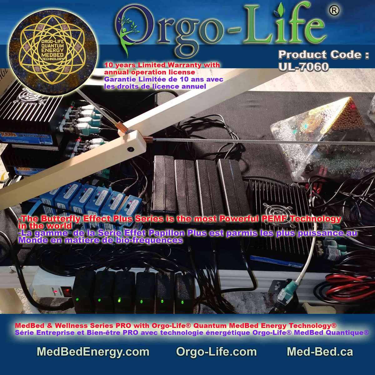 UL-7060 Orgo-Life® Quantum Energy MedBed Technology® – Butterfly Effect Plus