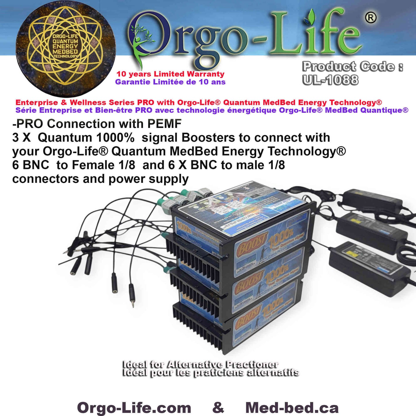 UL-1088 Orgo-Life® Hexagonal Energy Tablet – PRO Corporate Series