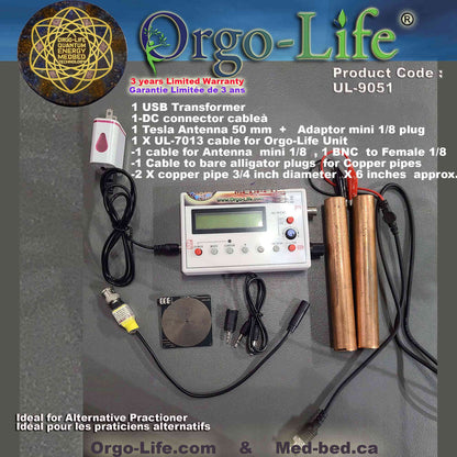 UL-9051 Orgo-Life® Générateur de fréquences compact – Usage personnel et familial
