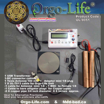 UL-9051 Orgo-Life® Générateur de fréquences compact – Usage personnel et familial