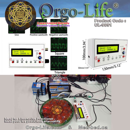 UL-9051 Orgo-Life® Générateur de fréquences compact – Usage personnel et familial