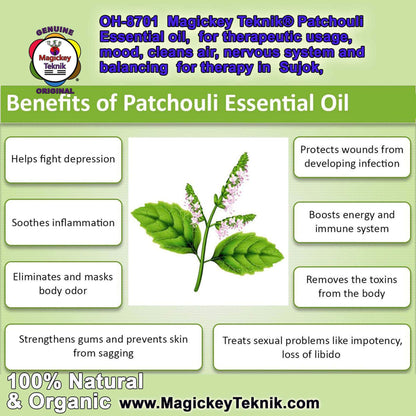 OH-8701 – Patchouli Essential Oil Magickey Teknik®