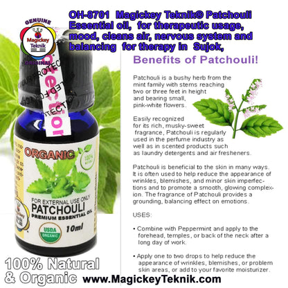 OH-8701 – Patchouli Essential Oil Magickey Teknik®