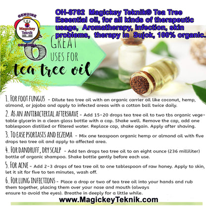 OH-8702 — Tea Tree Essential Oil MAGICKEY TEKNIK® 10 ml