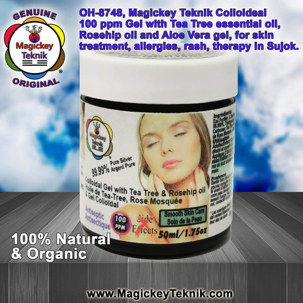 OH-8748 – Magickey Teknik® Colloidal Silver Gel 100 ppm