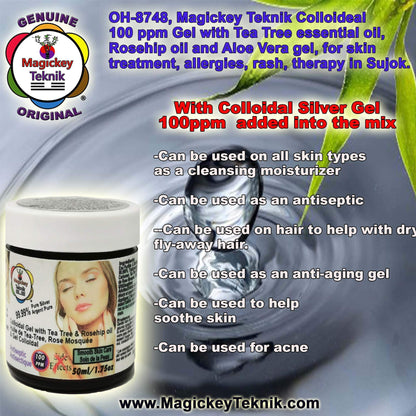 OH-8748 – Magickey Teknik® Colloidal Silver Gel 100 ppm