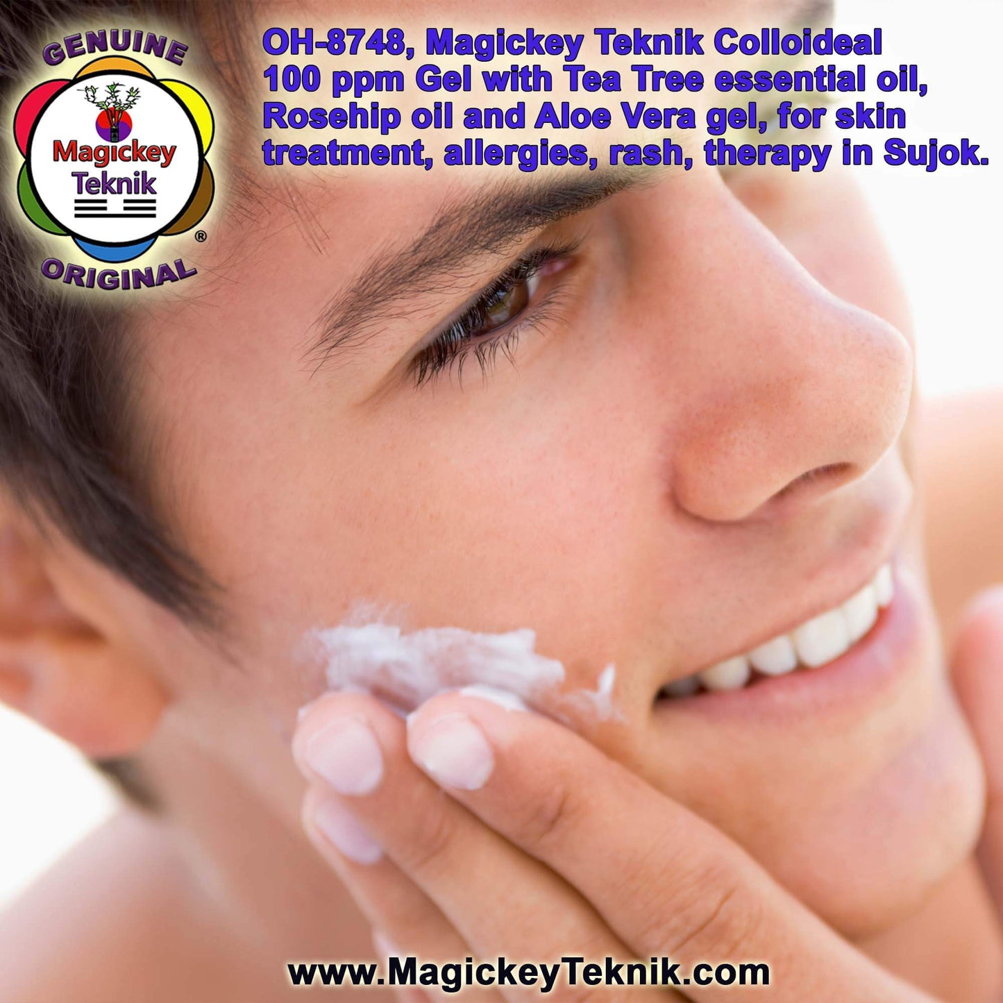 OH-8748 – Magickey Teknik® Colloidal Silver Gel 100 ppm