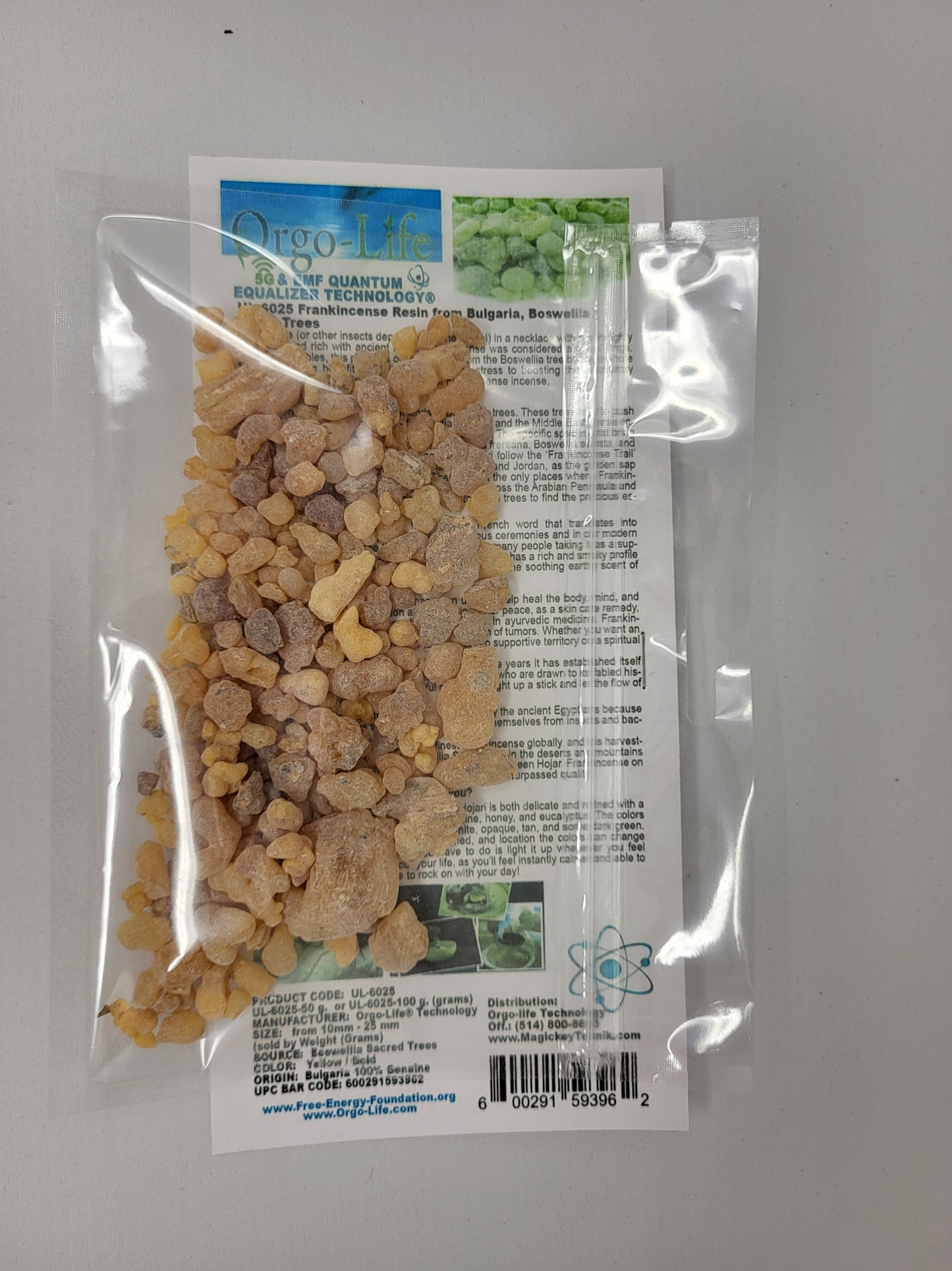 UL-6025-50 – Frankincense Resin Bulgaria Natural