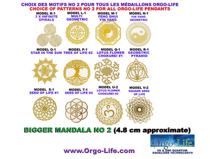 UL-3439 Orgo-Life® WARRIOR Pendant