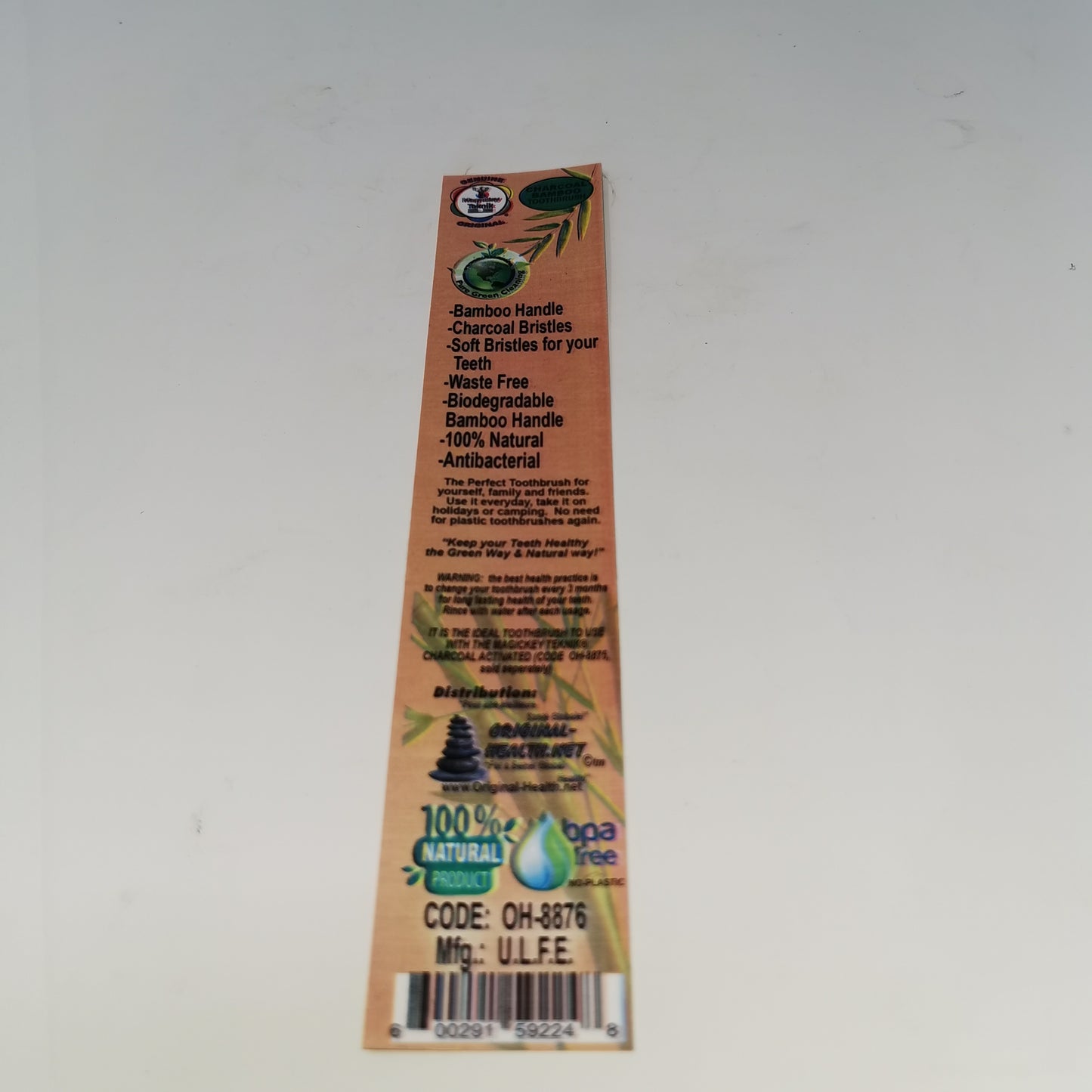 OH-8876 – Magickey Teknik® Bamboo Toothbrush