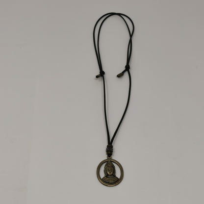 UL-8210 Orgo-Life® Collier Pendentif Ajustable Ganesha en Bronze