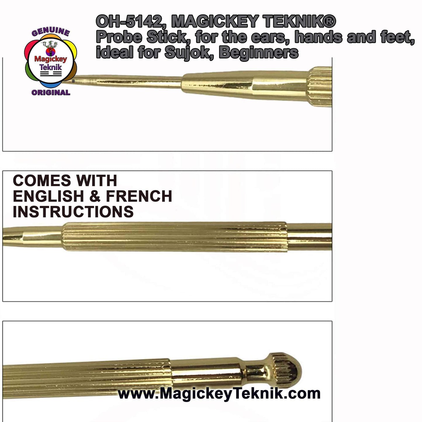 OH-5142 Magickey Teknik® Precision Sujok Spring Stylus
