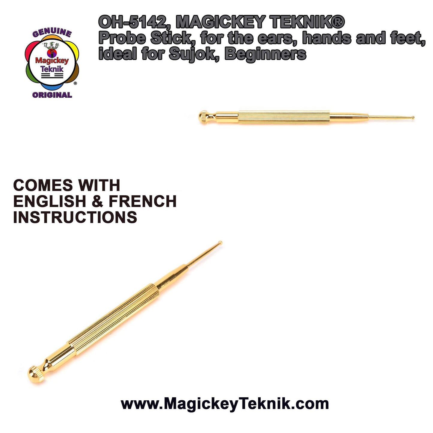 OH-5142 Magickey Teknik® Precision Sujok Spring Stylus