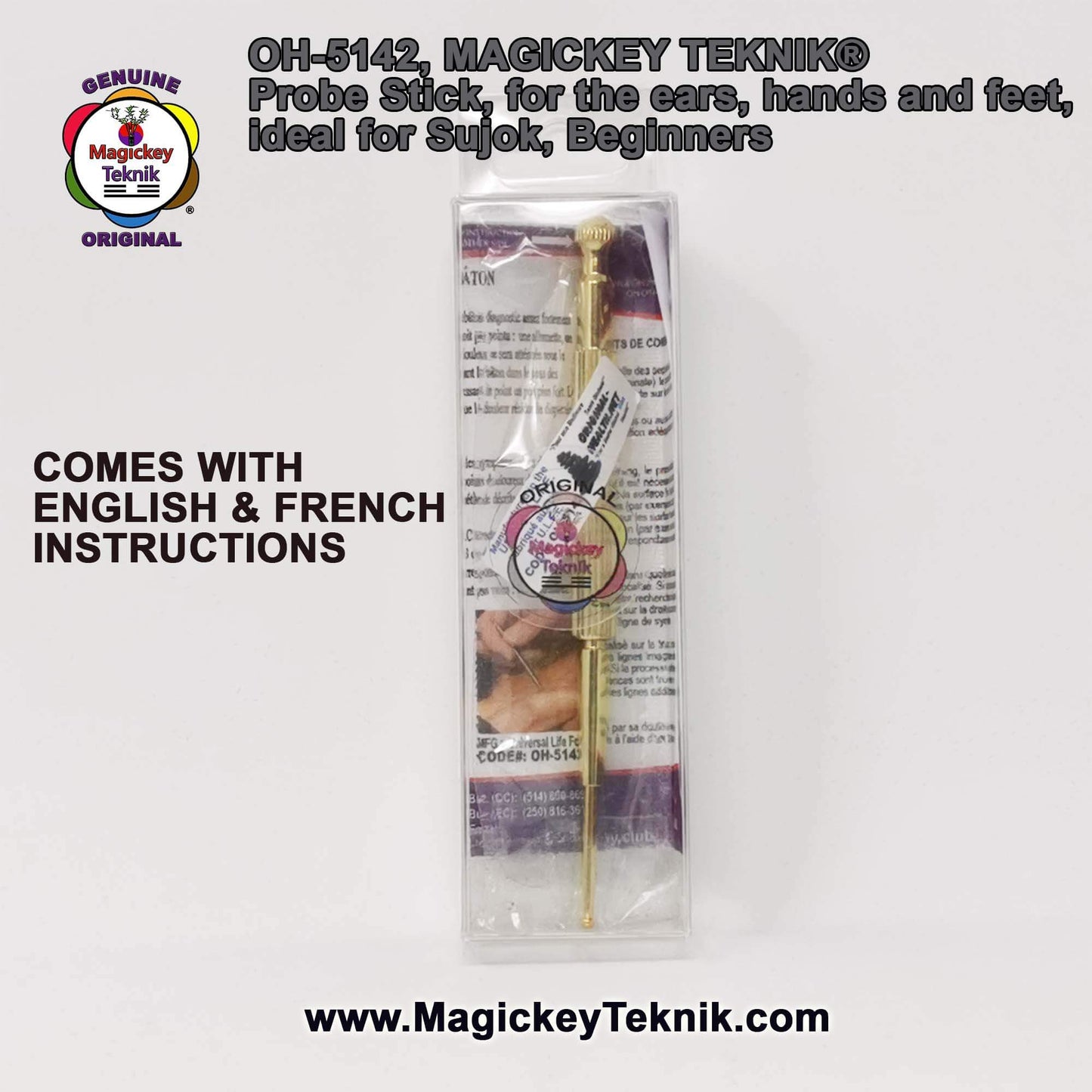 OH-5142 Magickey Teknik® Precision Sujok Spring Stylus