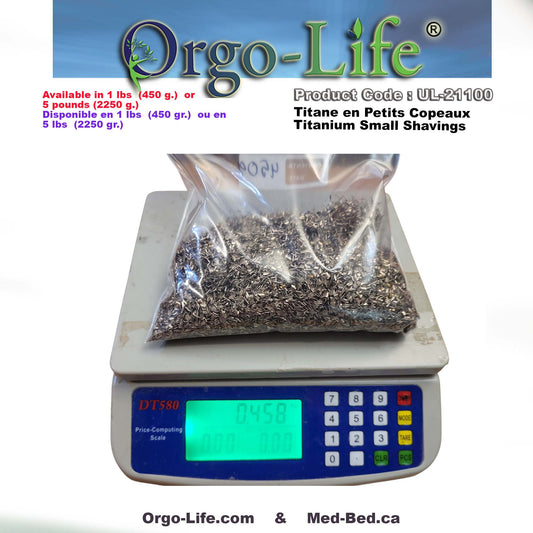 UL-21000-21105 Titanium Shavings – for Resin Art, Orgone & Orgonite by Orgo-Life®