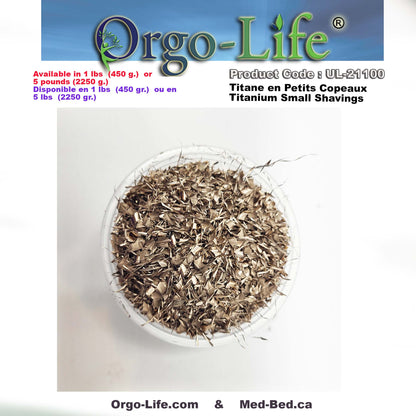 UL-21000-21105 Titanium Shavings – for Resin Art, Orgone & Orgonite by Orgo-Life®