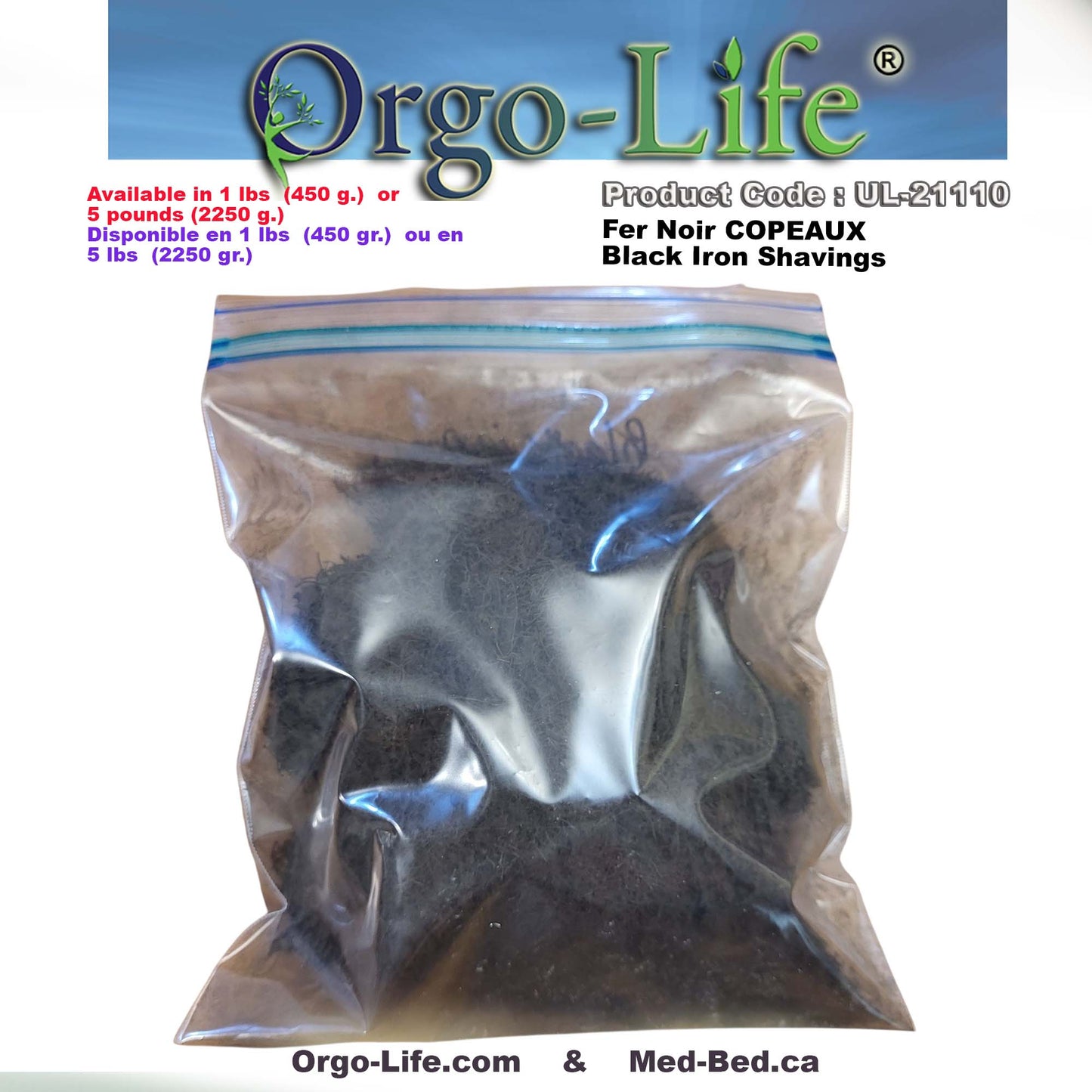 UL-21110-UL-21115 Orgo-Life® Black Iron Powder – For Vibrational Crafts,  Orgone Artists & all Orgonite Creators around the world