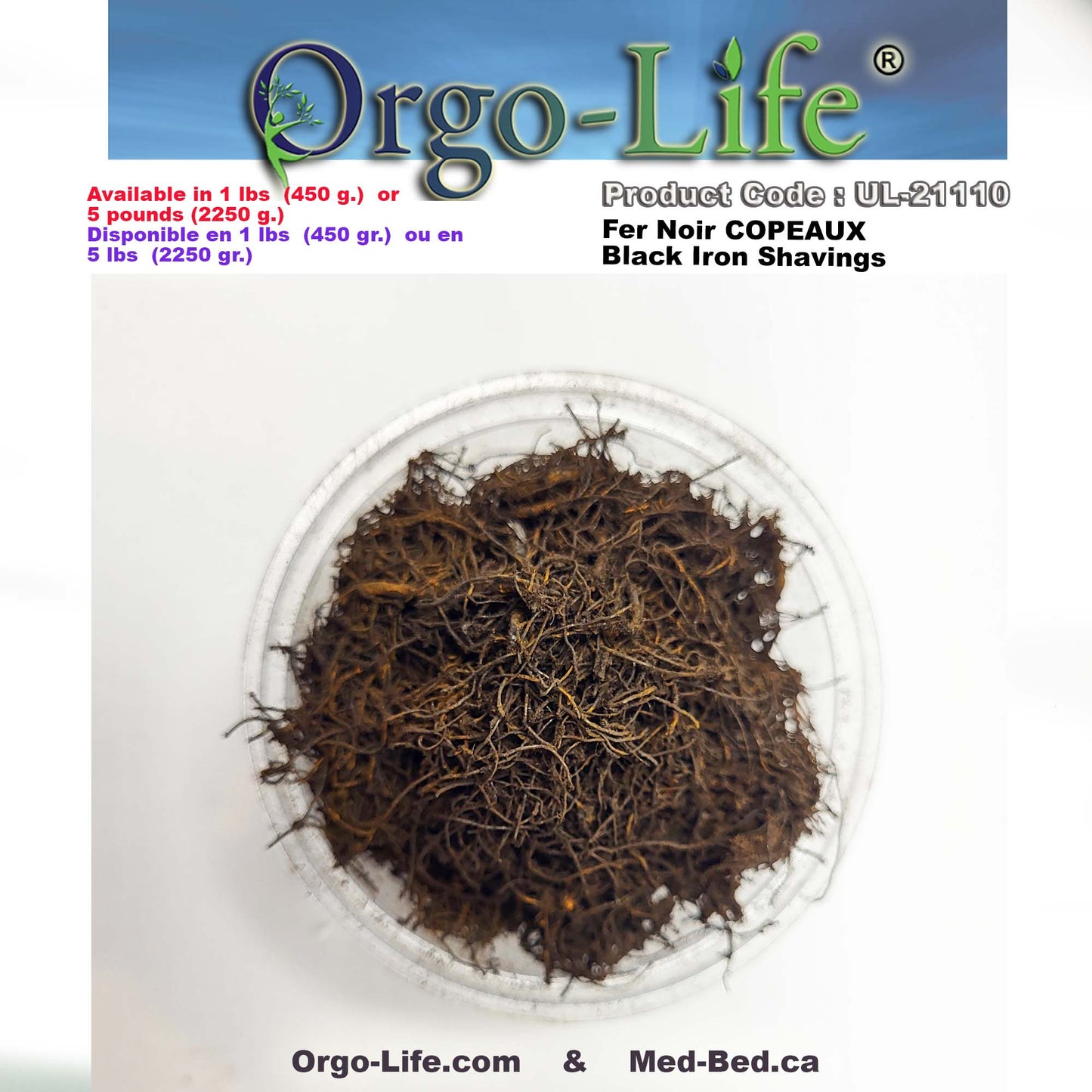 UL-21110-UL-21115 Orgo-Life® Black Iron Powder – For Vibrational Crafts,  Orgone Artists & all Orgonite Creators around the world
