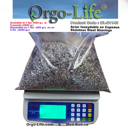 UL-21140 / UL-21145-
Copeaux d’acier inoxydable Orgo-Life® 