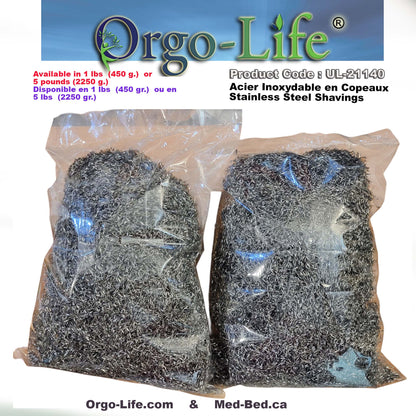 UL-21140 / UL-21145-
Copeaux d’acier inoxydable Orgo-Life® 