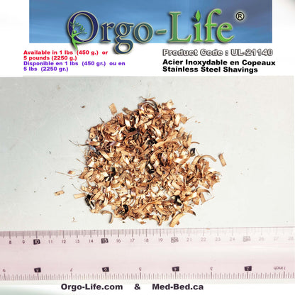UL-21140 / UL-21145-
Copeaux d’acier inoxydable Orgo-Life® 