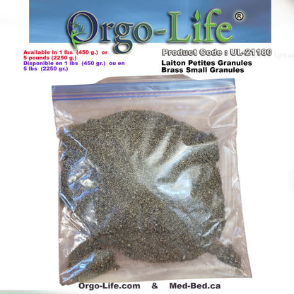 UL-21180-UL-21185 Orgo Life® BRASS SHAVINGS- For Vibrational Crafts, Orgone Artists & all Orgonite Creators around the world