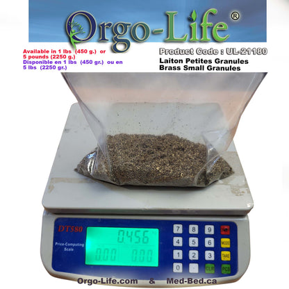 UL-21180-UL-21185 Orgo Life® BRASS SHAVINGS- For Vibrational Crafts, Orgone Artists & all Orgonite Creators around the world