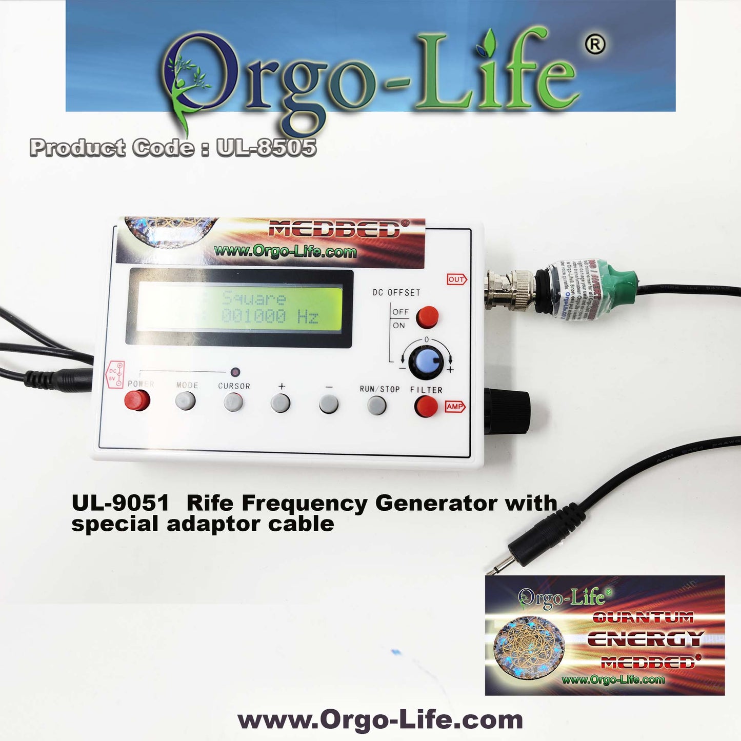 &nbsp;UL-8505 Orgo-Life® Quantum Energy MedBed Technology®