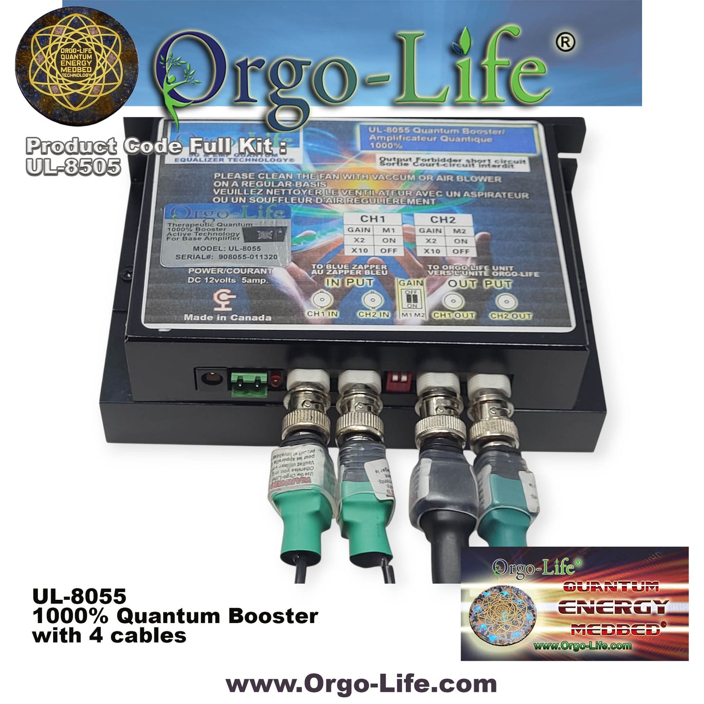 &nbsp;UL-8505 Orgo-Life® Quantum Energy MedBed Technology®