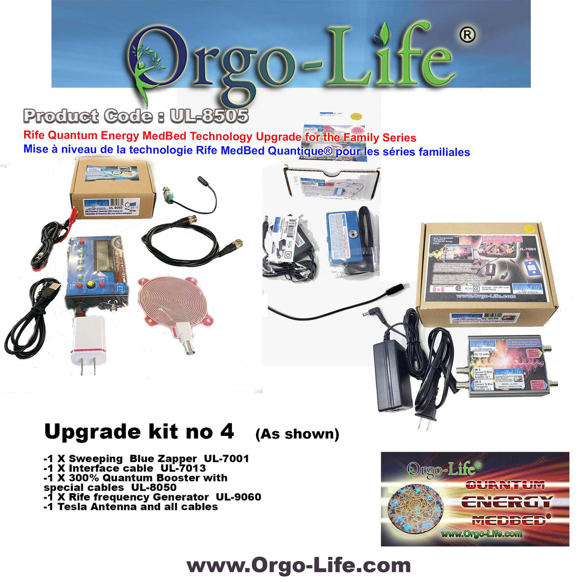 &nbsp;UL-8505 Orgo-Life® Quantum Energy MedBed Technology®