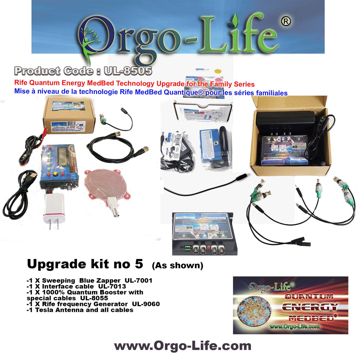 &nbsp;UL-8505 Orgo-Life® Quantum Energy MedBed Technology®